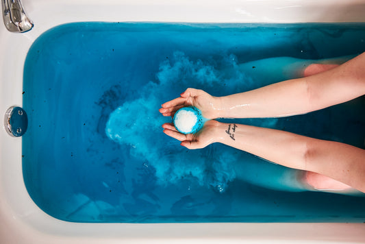 How does a bath bomb help destress your mind and body?